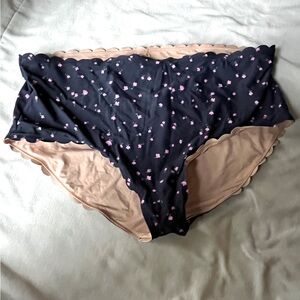 J CREW Womens Floral Bikini Bottom NEW Size 3 X